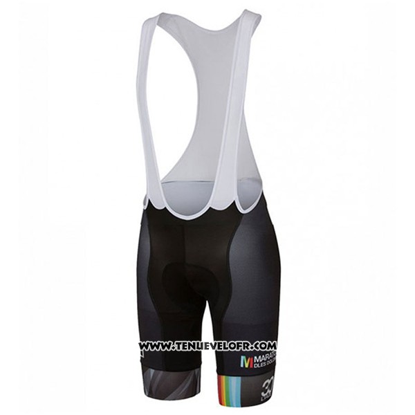 2017 Maillot Ciclismo Castelli Maratona Noir Manches Courtes et Cuissard