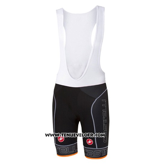 2017 Maillot Ciclismo Castelli Orange Manches Courtes et Cuissard