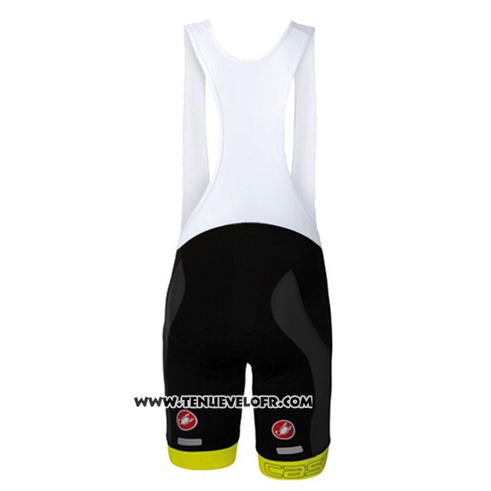 2017 Maillot Ciclismo Castelli Profond Gris Manches Courtes et Cuissard