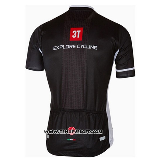 2017 Maillot Ciclismo Castelli Profond Noir Manches Courtes et Cuissard