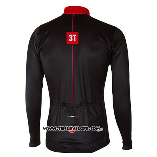 2017 Maillot Ciclismo Castelli Profond Noir Manches Longues et Cuissard