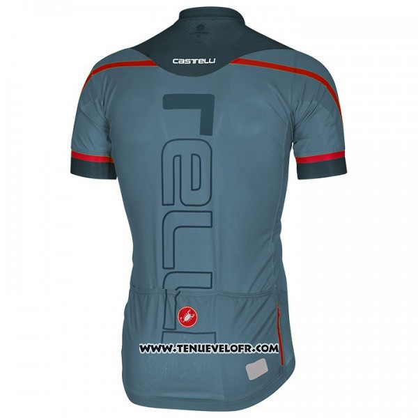 2018 Maillot Ciclismo Castelli Vert Militare Manches Courtes et Cuissard
