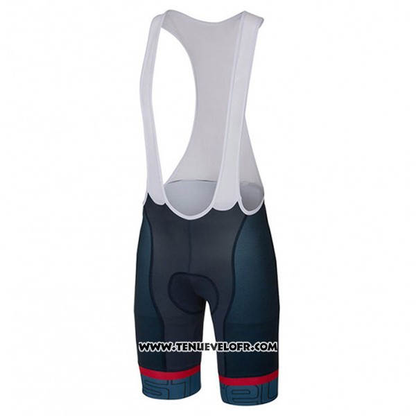 2018 Maillot Ciclismo Castelli Vert Militare Manches Courtes et Cuissard