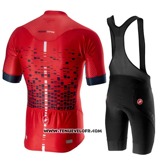 2019 Maillot Ciclismo Castelli Climber's 2.0 Rouge Manches Courtes et Cuissard