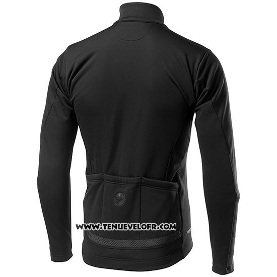 2019 Maillot Ciclismo Castelli Raddoppia 2 Noir Manches Longues et Cuissard