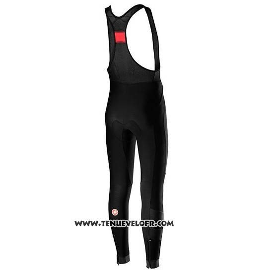 2019 Maillot Ciclismo Castelli Raddoppia 2 Noir Manches Longues et Cuissard