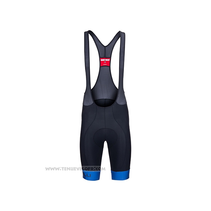 2021 Maillot Cyclisme Castelli Bleu Manches Courtes et Cuissard