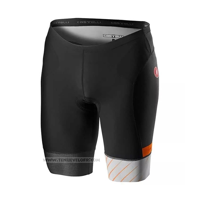 2021 Maillot Cyclisme Castelli Gris Manches Courtes et Cuissard