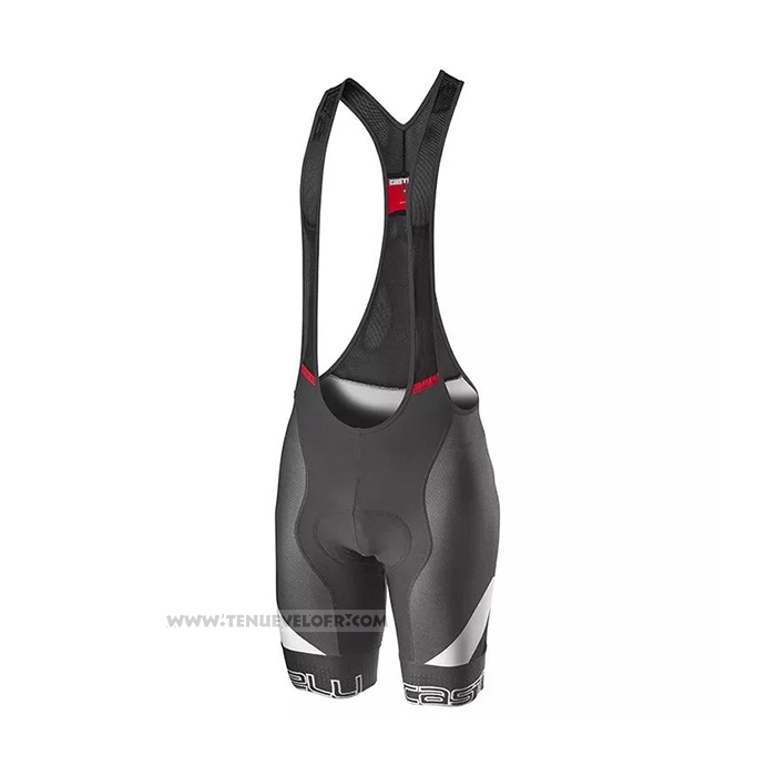 2021 Maillot Cyclisme Castelli Jaune Manches Courtes et Cuissard