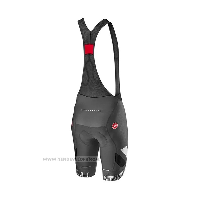 2021 Maillot Cyclisme Castelli Jaune Manches Courtes et Cuissard