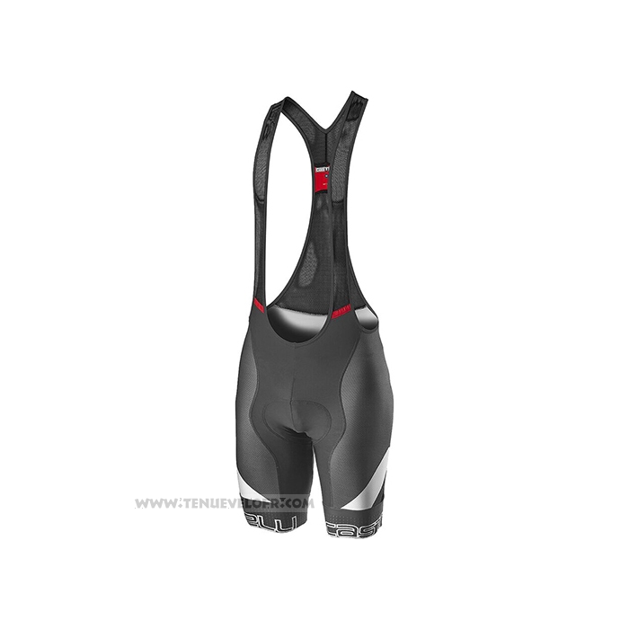 2021 Maillot Cyclisme Castelli Noir Manches Courtes et Cuissard