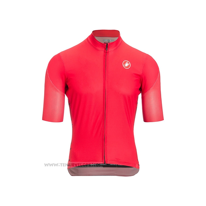 2021 Maillot Cyclisme Castelli Profond Rose Manches Courtes et Cuissard