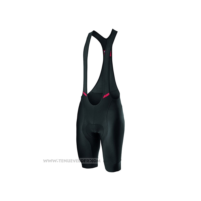 2021 Maillot Cyclisme Castelli Rouge Fonce Bleu Manches Courtes et Cuissard