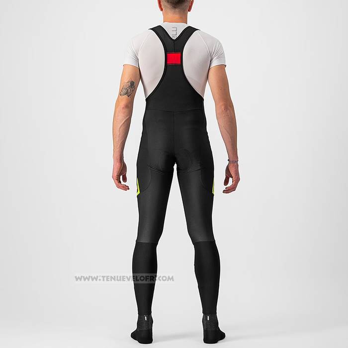 2023 Maillot Cyclisme Castelli Blanc Manches Longues Et Cuissard
