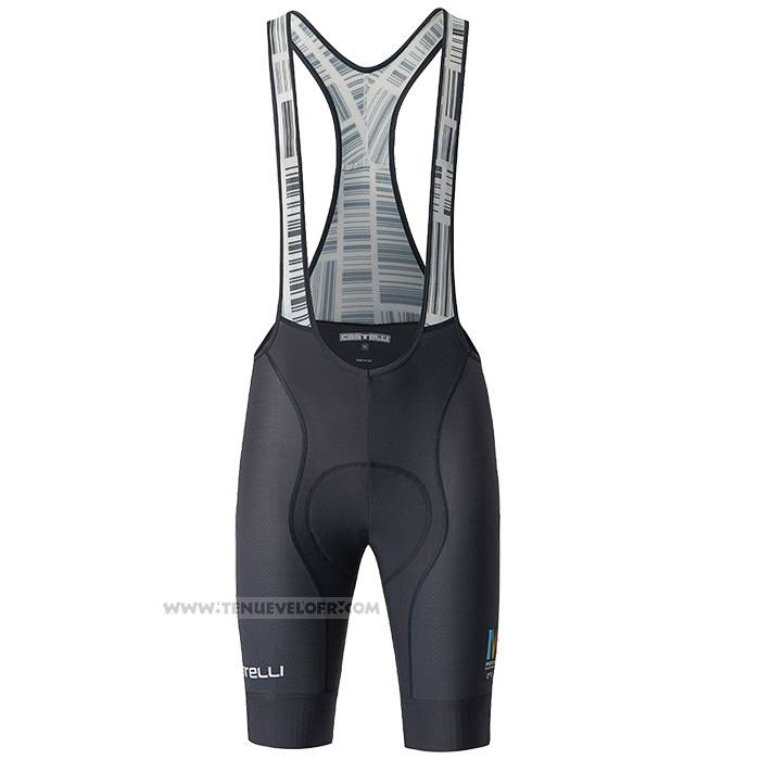 2023 Maillot Cyclisme Castelli Maratona Dles Dolomites-enel Noir Manches Courtes et Cuissard