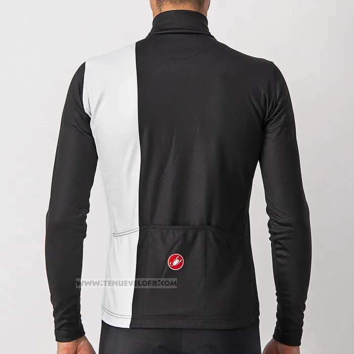 2023 Maillot Cyclisme Castelli Noir Manches Longues Et Cuissard