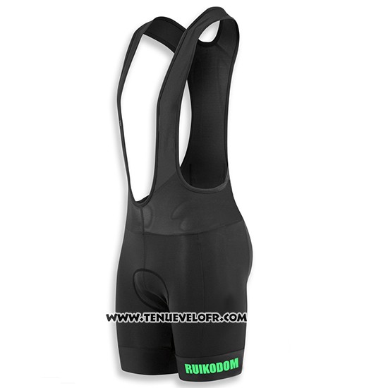 2018 Maillot Ciclismo Cervelo Bleu et Noir Manches Courtes et Cuissard