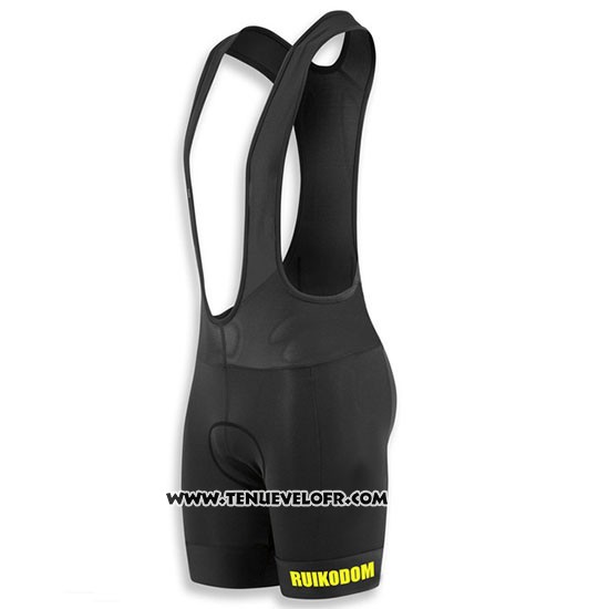 2018 Maillot Ciclismo Cervelo Orange et Noir Manches Courtes et Cuissard