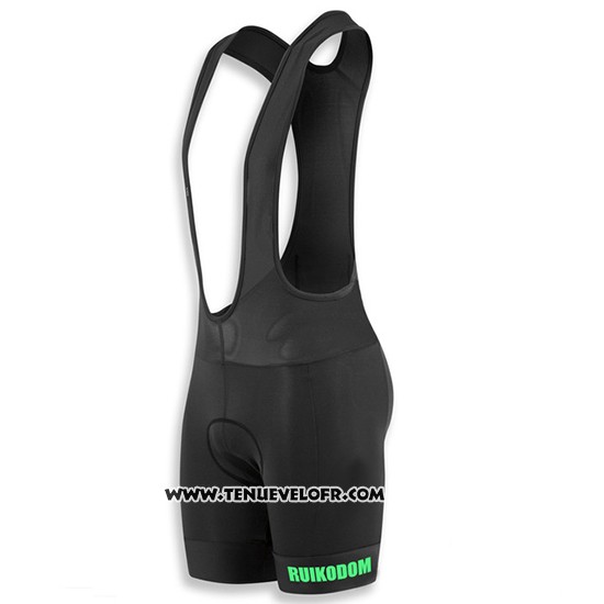 2018 Maillot Ciclismo Cervelo Vert et Noir Manches Courtes et Cuissard