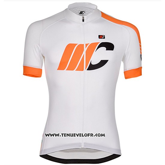 2018 Maillot Ciclismo Cipollini Easy Bianchi et Orange Manches Courtes et Cuissard