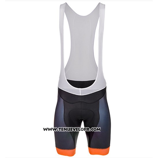 2018 Maillot Ciclismo Cipollini Easy Noir et Orange Manches Courtes et Cuissard