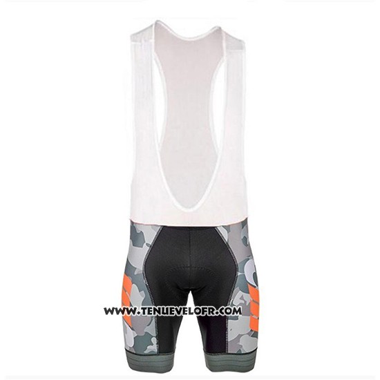 2018 Maillot Ciclismo Cipollini Prestig Camo Camouflage Orange Manches Courtes et Cuissard