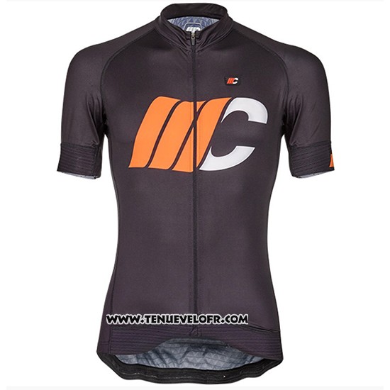 2018 Maillot Ciclismo Cipollini Shading Blanc Noir et Orange Manches Courtes et Cuissard