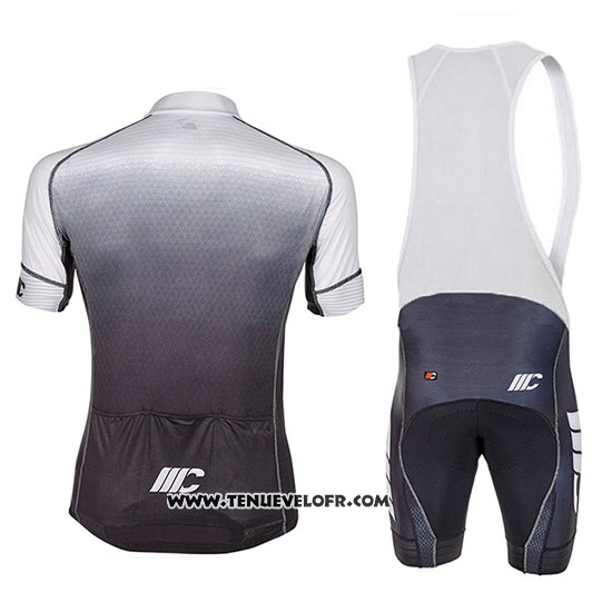 2018 Maillot Ciclismo Cipollini Shading Gris Manches Courtes et Cuissard