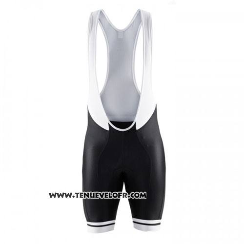 2016 Maillot Ciclismo Craft Bleu et Noir Manches Courtes et Cuissard