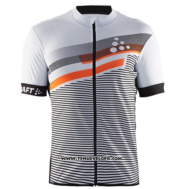 2017 Maillot Ciclismo Craft Gris Manches Courtes et Cuissard