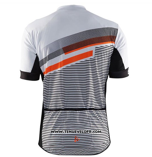 2017 Maillot Ciclismo Craft Gris Manches Courtes et Cuissard