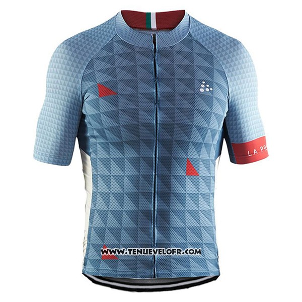 2017 Maillot Ciclismo Craft Monuments Gris Manches Courtes et Cuissard