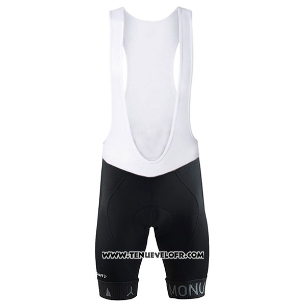 2017 Maillot Ciclismo Craft Monuments Marron et Vert Manches Courtes et Cuissard