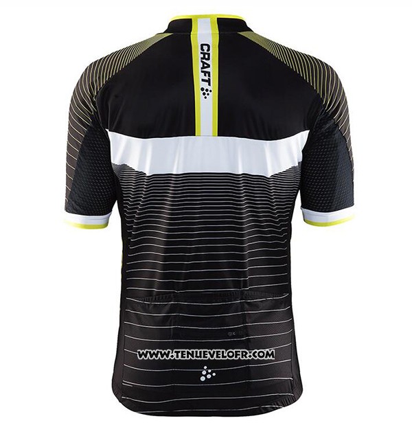 2017 Maillot Ciclismo Craft Noir Manches Courtes et Cuissard
