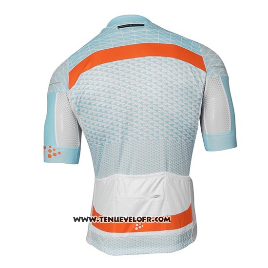 2018 Maillot Ciclismo Craft Route Lumiere Bleu Manches Courtes et Cuissard