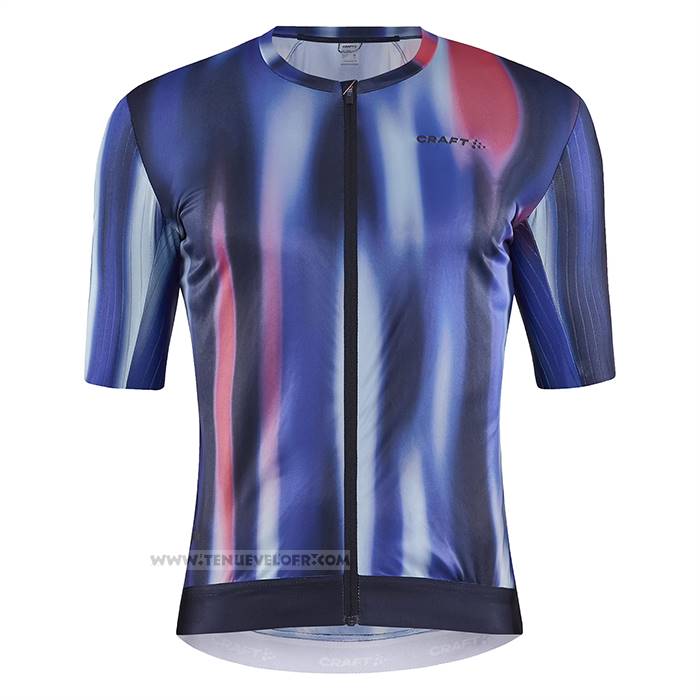 2023 Maillot Cyclisme Craft Multicolore Manches Courtes Et Cuissard