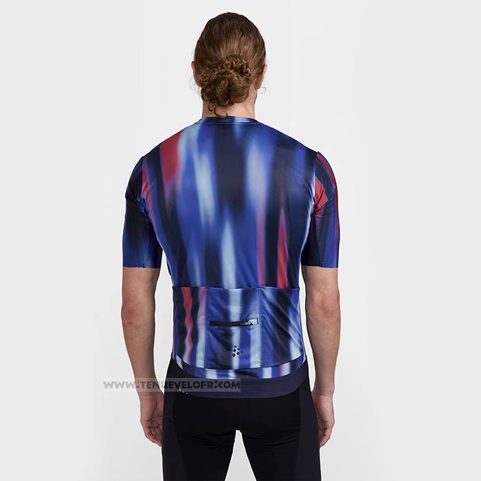 2023 Maillot Cyclisme Craft Multicolore Manches Courtes Et Cuissard