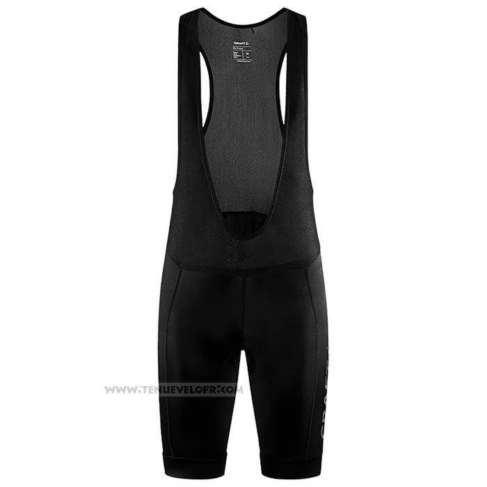 2023 Maillot Cyclisme Craft Noir Manches Courtes Et Cuissard