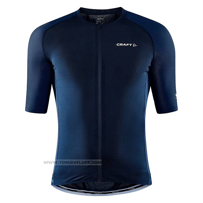 2023 Maillot Cyclisme Craft Profond Bleu Manches Courtes Et Cuissard