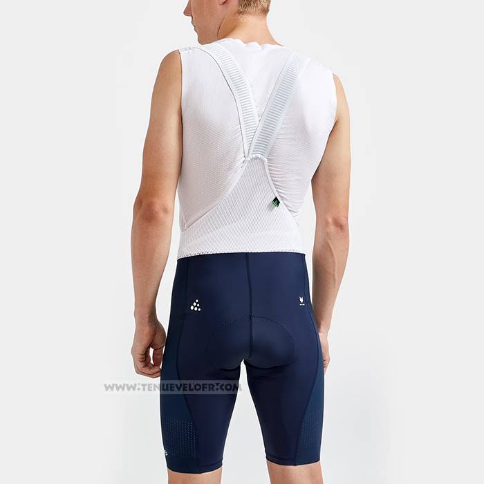 2023 Maillot Cyclisme Craft Profond Bleu Manches Courtes Et Cuissard