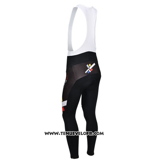 2014 Maillot Ciclismo Fox Cyclingbox Lumiere Blanc Manches Longues et Cuissard
