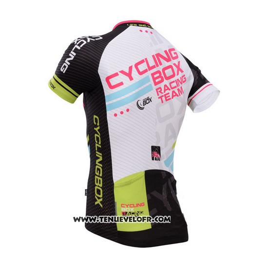 2014 Maillot Ciclismo Fox Cyclingbox Noir Manches Courtes et Cuissard