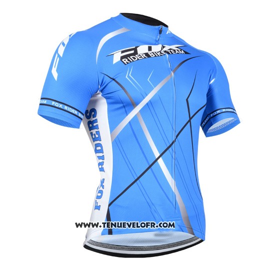 2014 Maillot Ciclismo Fox Azur Manches Courtes et Cuissard