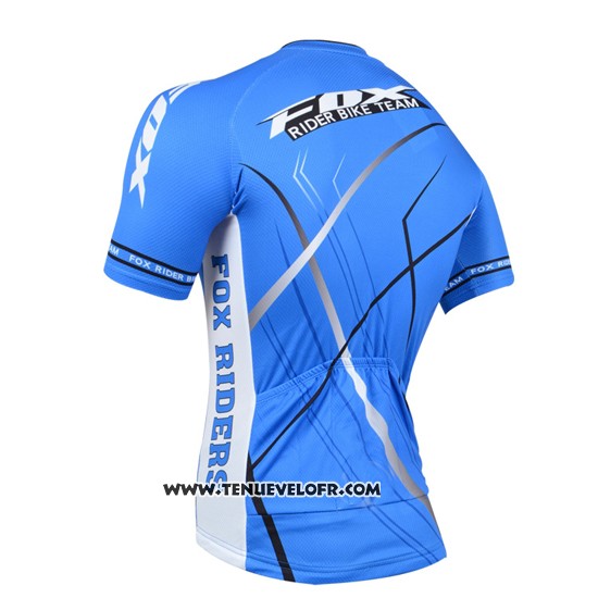 2014 Maillot Ciclismo Fox Azur Manches Courtes et Cuissard