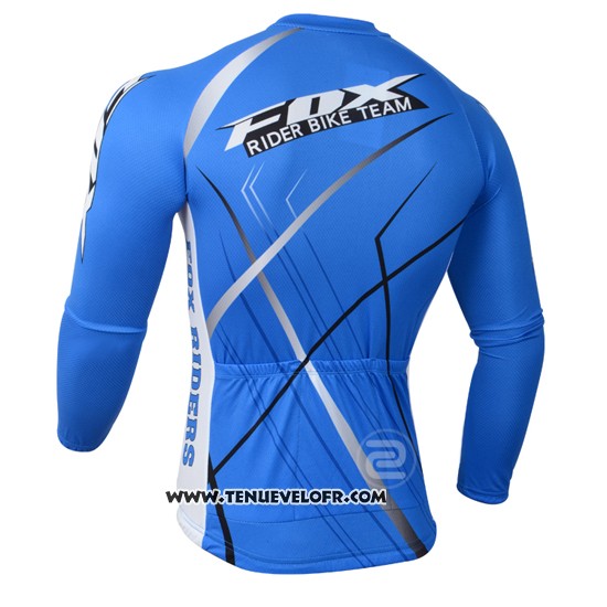 2014 Maillot Ciclismo Fox Azur Manches Longues et Cuissard