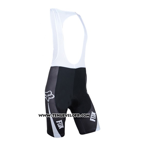 2014 Maillot Ciclismo Fox Orange Manches Courtes et Cuissard