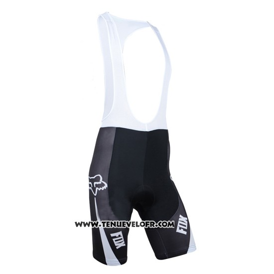 2014 Maillot Ciclismo Fox Orange et Blanc Manches Courtes et Cuissard