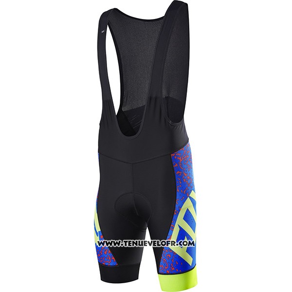2017 Maillot Ciclismo Fox Ascent Comp Bleu Manches Courtes et Cuissard