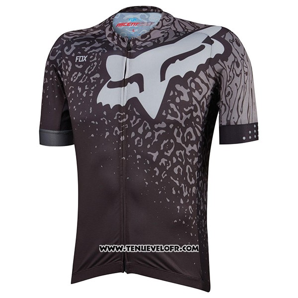 2017 Maillot Ciclismo Fox Ascent Comp Gris Manches Courtes et Cuissard