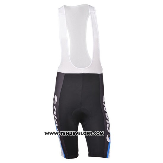 2013 Maillot Ciclismo Giant Bleu et Noir Manches Courtes et Cuissard